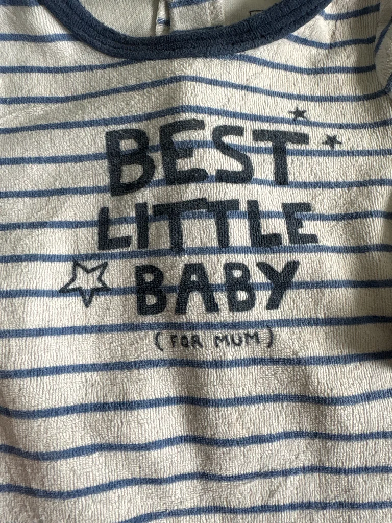 Pijama de Veludo "Best Little Baby" - In Extenso - 3 meses – photo 3
